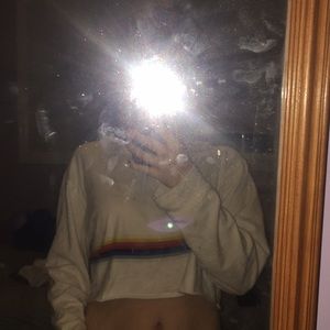 JOHN GALT/ BRANDY MELVILLE | rainbow acacia top